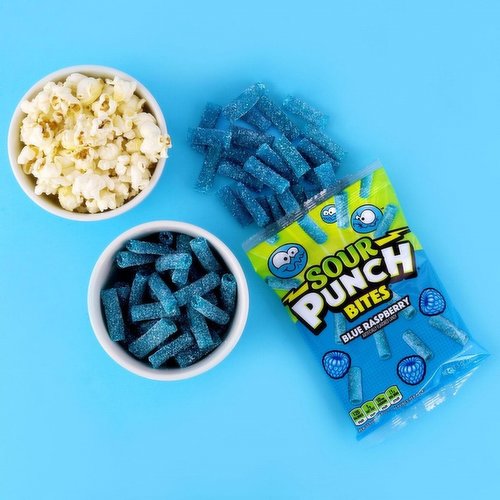 Sour Power Straws - Blue Raspberry