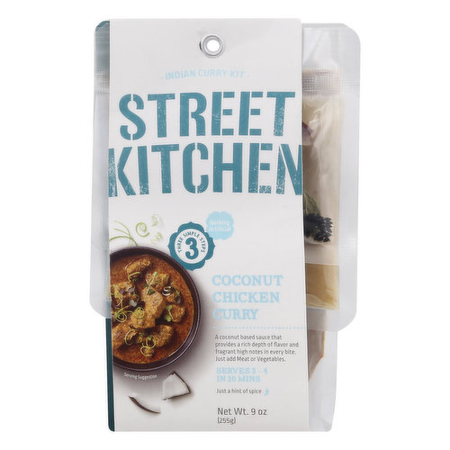 Street Kitchen Indian Curry Kit, Coconut Chicken Curry