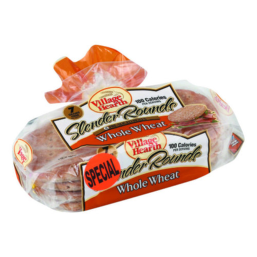Whole Wheat Slender Rounds