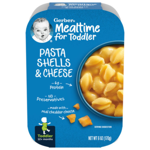 Gerber Mealtime for Toddler Pasta Shells & Cheese