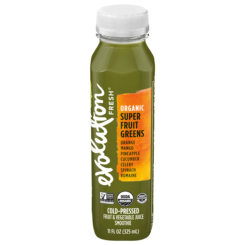 Evolution Fresh Fruit & Vegetable Smoothie, Organic, Super Fruit Greens