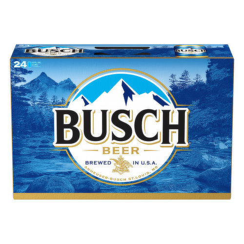 Enjoy responsibly. TapIntoYourBeer.com. www.busch.com. Thirsty for more info? TapIntoYourBeer.com. For more information about our products and freshness guarantee, call 1-877-Busch52 or visit us at www.busch.com. Please recycle. Brewed in USA.