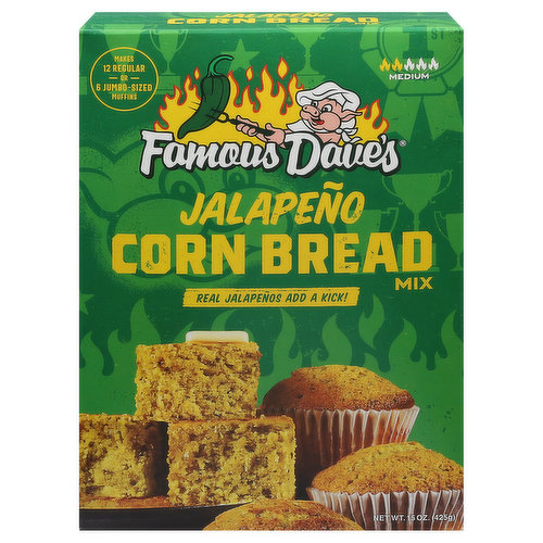 Famous Dave's Corn Bread Mix, Jalapeno