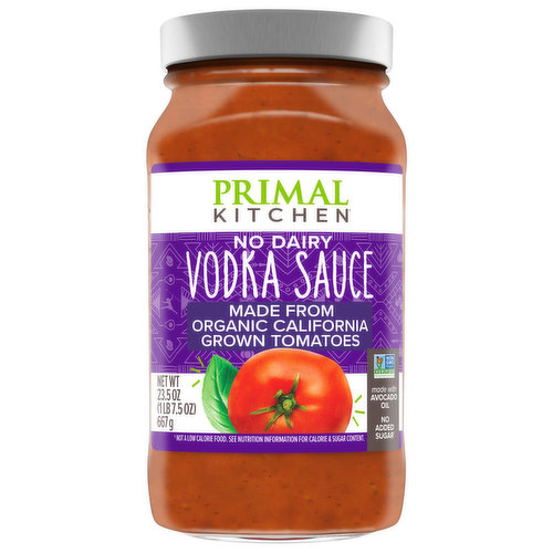 Primal Kitchen Vodka Sauce, No Dairy