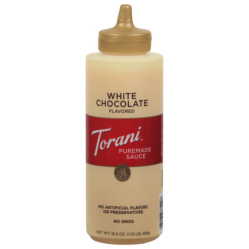 Torani Puremade Sauce, White Chocolate Flavored