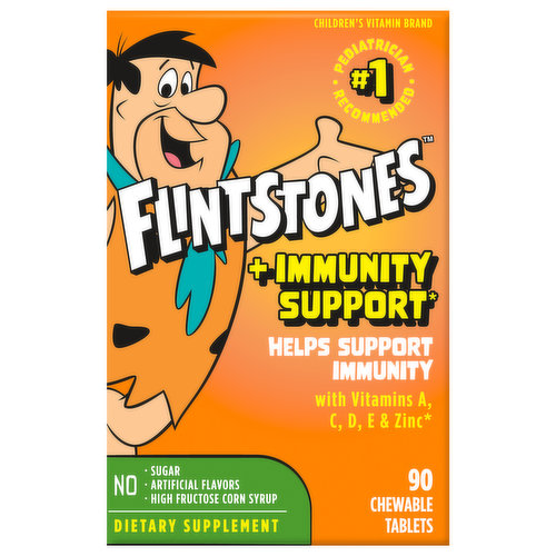 Flintstones +Immunity Support, Children's, Chewable Tablets