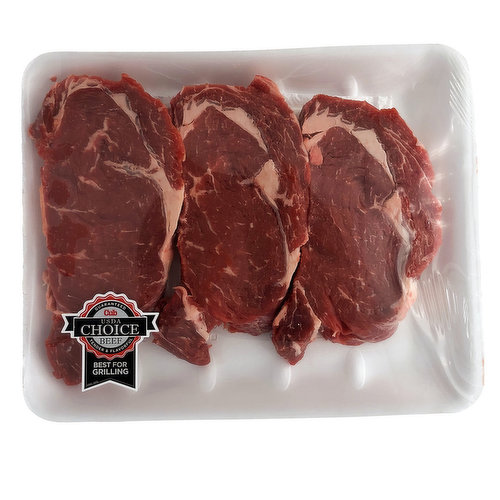 Cub USDA Choice Boneless Beef, Ribeye Steak, Jumbo Pack, Full Service