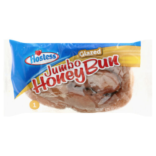 Hostess Honey Bun, Glazed, Jumbo