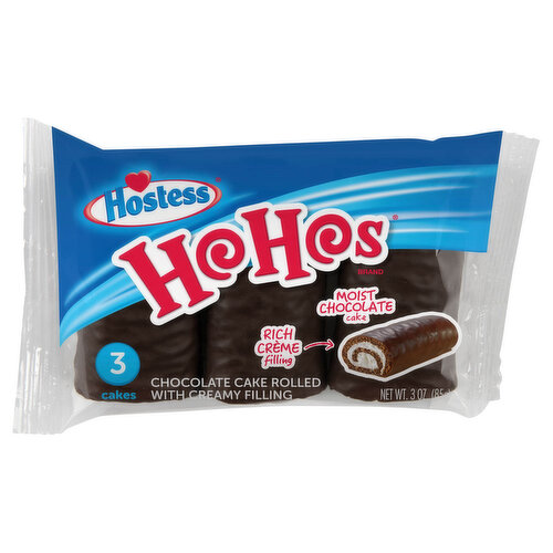Hostess Hohos Chocolate Cake, Rolled with Creamy Filling