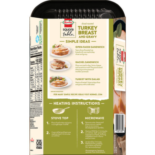 hormel turkey sausage nutrition