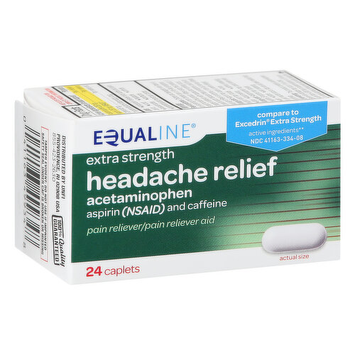 Equaline Headache Relief, Extra Strength, Caplets