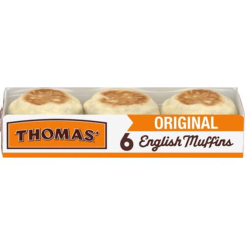 Thomas' Original English Muffins, 6 count