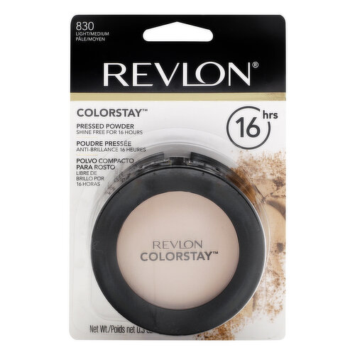 Revlon Colorstay Pressed Powder, Light/Medium 830