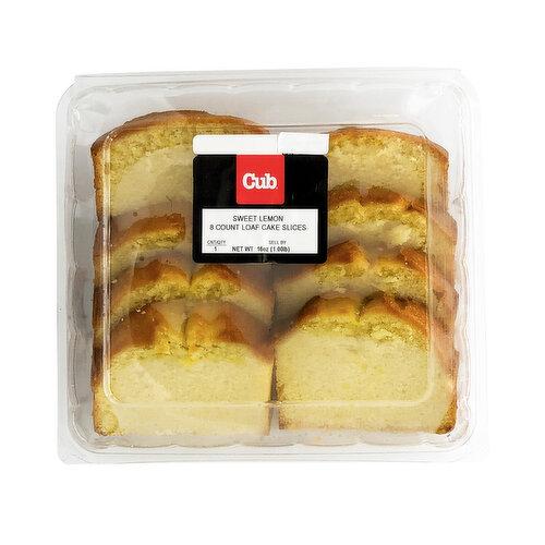 Cub Bakery Single Layer Lemon Supreme Cake 8 Count