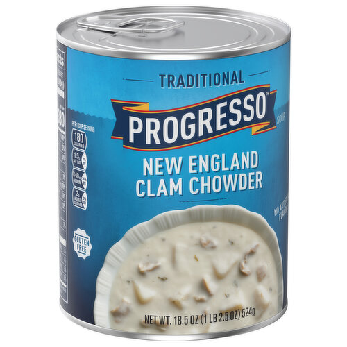 Progresso Soup, New England Clam Chowder, Traditional