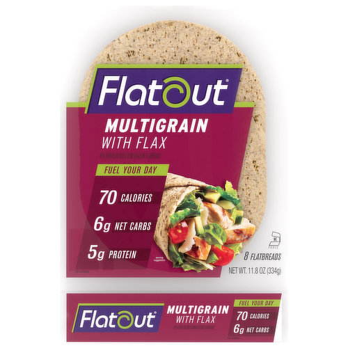 Flatout Flatbreads, Multigrain with Flax