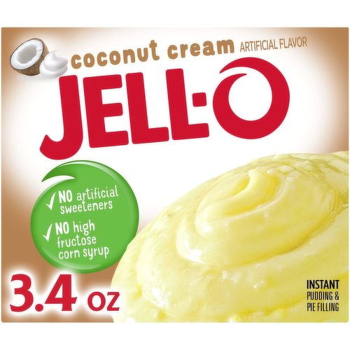 Jell-O Coconut Cream Instant Pudding & Pie Filling Mix