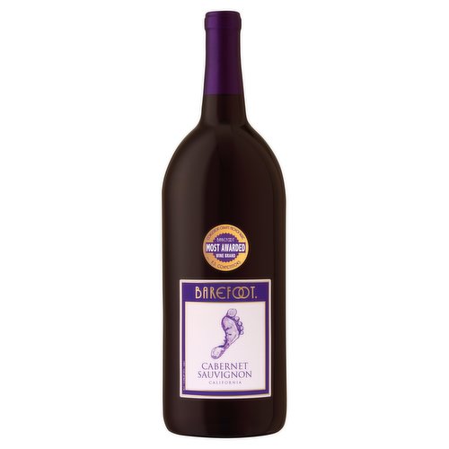 Barefoot Cellars Cabernet Sauvignon Red Wine 1.5L Bottle