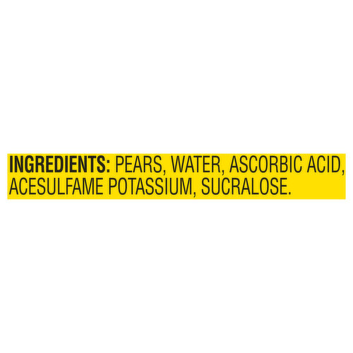 Del Monte No Sugar Added Sliced Pears