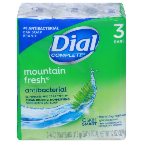 Dial Complete Mountain Fresh Bar Soap, Deodorant