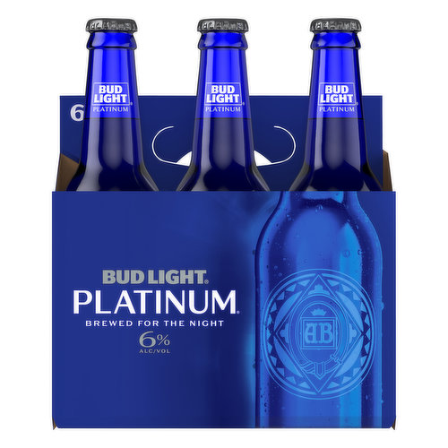 budlight.com. budlightplatinum.com. Learn more at: budlight.com. For more information about our products call 1-800-Dial Bud (1-800-342-5283) or visit us at www.budlightplatinum.com. 6% alc/vol. 12
