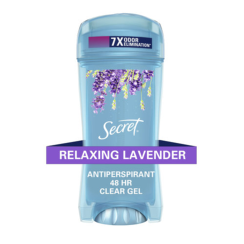 Secret Fresh Expressions Fresh Clear Gel and Deodorant for Women Clear Gel, Refreshing Lavender, 2.6 oz