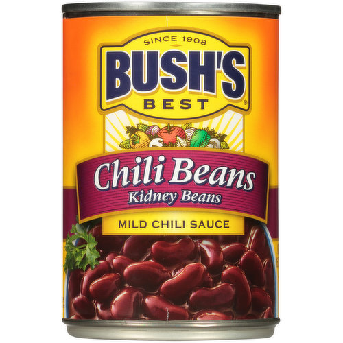 Bushs Best Chili Beans Kidney Beans in Mild Chili Sauce