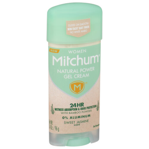 Mitchum Gel Deodorant, Sweet Jasmine Scent, Women