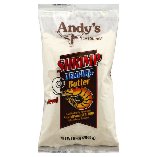 Andy's Seasoning Tempura Batter, Shrimp