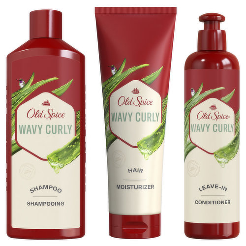 Old Spice OS Wavy Curly Shampoo, 13.5 fl oz