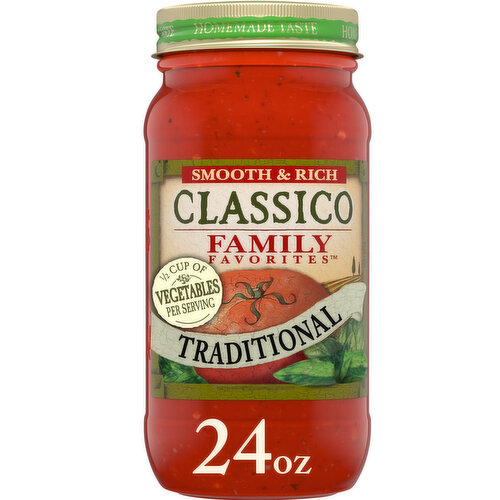 Classico Traditional Smooth & Rich Pasta Sauce