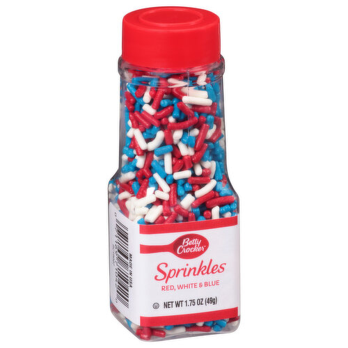 Betty Crocker Sprinkles, Red, White & Blue