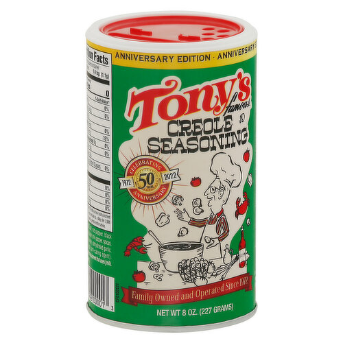 Tony Chacheres Creole Seasoning, Original - 8 oz