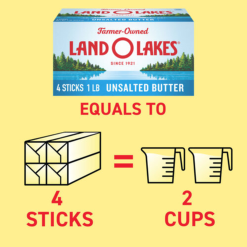 Land O Lakes Unsalted Sweet Butter Sticks