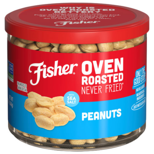 Fisher Oven Roasted Never Fried Peanuts