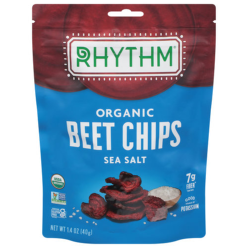 Rhythm Beet Chips, Organic, Sea Salt