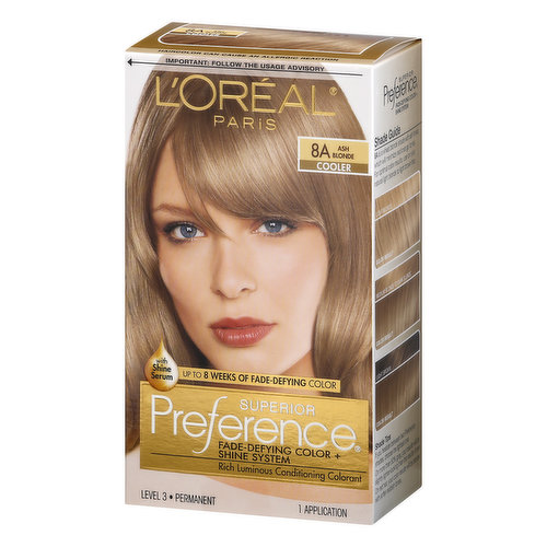 loreal hair color ash blonde