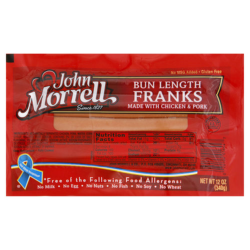 John Morrell Franks, Bun Length