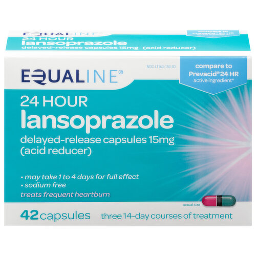 Equaline Iansoprazole, 15 mg, Capsules