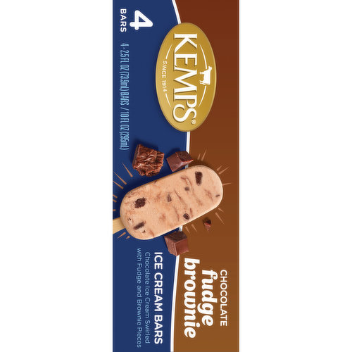 Kemps Chocolate Fudge Brownie Ice Cream Bars