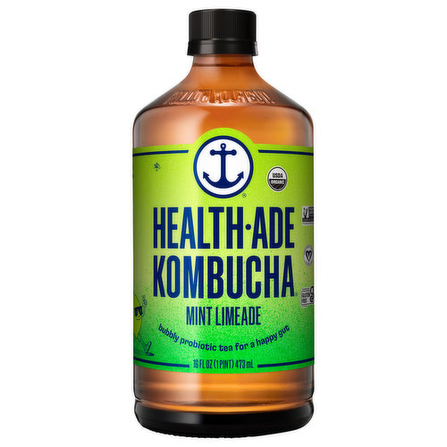 Health-Ade Kombucha, Mint Limeade