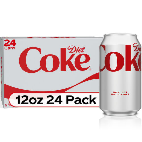 Diet Coke Diet Soda Soft Drink, 12 fl oz, 12 Ct