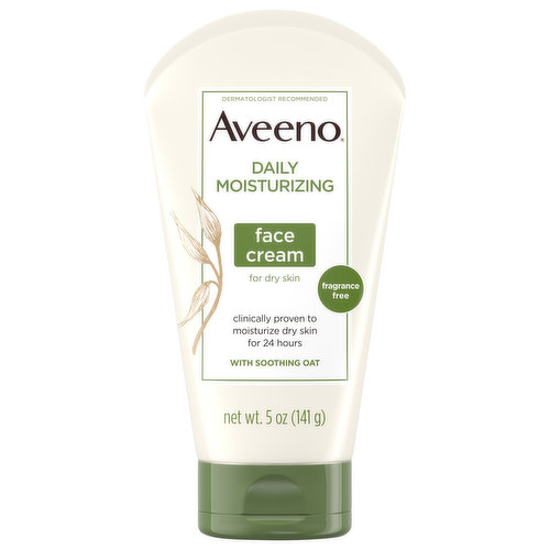 Aveeno Face Cream, For Dry Skin, Daily Moisturizing