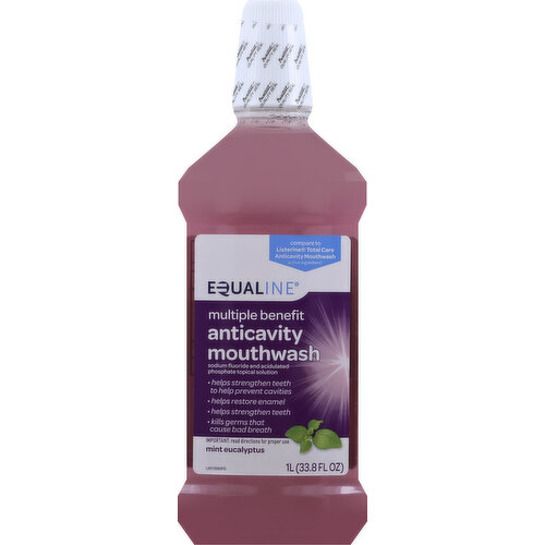 Equaline Mouthwash, Anticavity, Mint Eucalyptus
