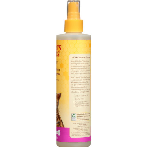 Burt's bees waterless top shampoo for cats