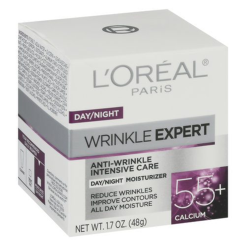 L'Oreal Wrinkle Expert Moisturizer, Day/Night, 55+ Calcium