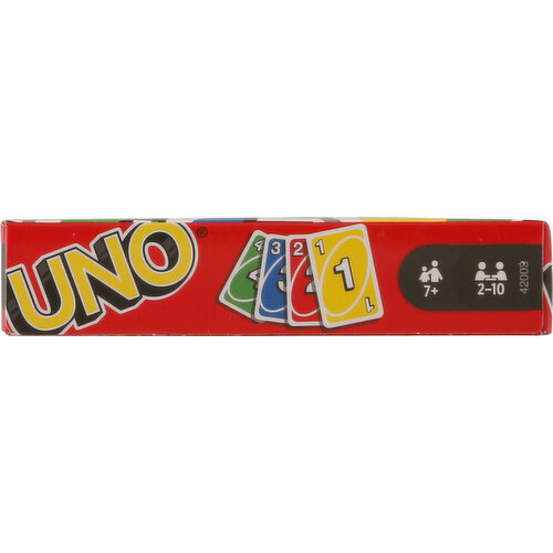 UNO Card Game for Kids, Adults & Game Night, Original Game of Matching  Colors & Numbers 