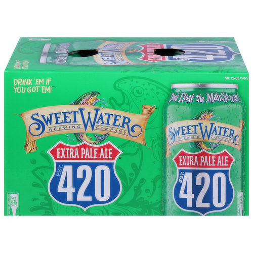 SweetWater Brewing Company Beer, Extra Pale Ale, 420