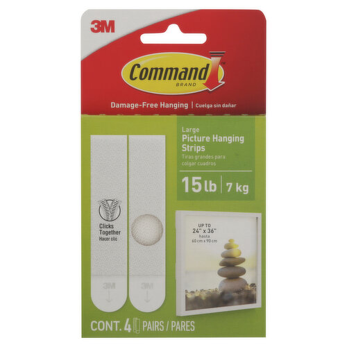 Command Hanging Strips, Picture, Large