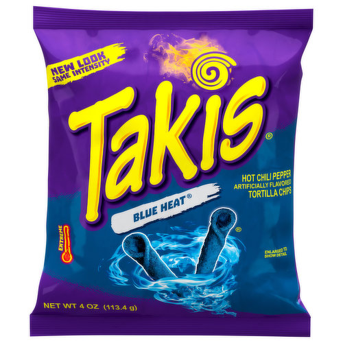 Takis Tortilla Chips, Blue Heat, Extreme